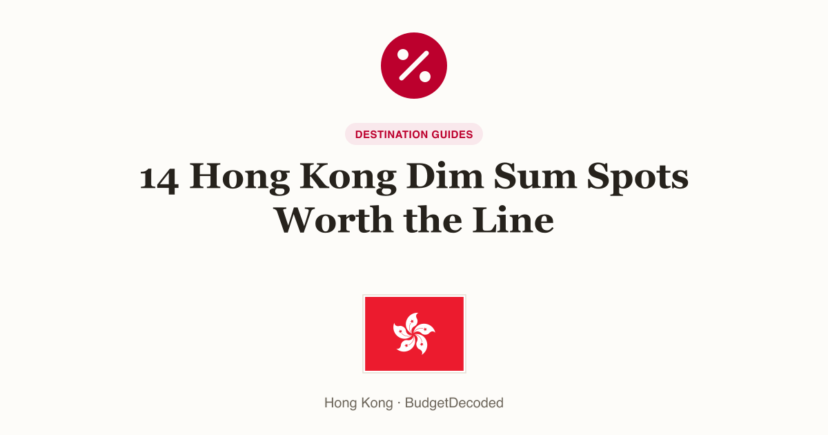 14 Hong Kong Dim Sum Spots Worth the Line