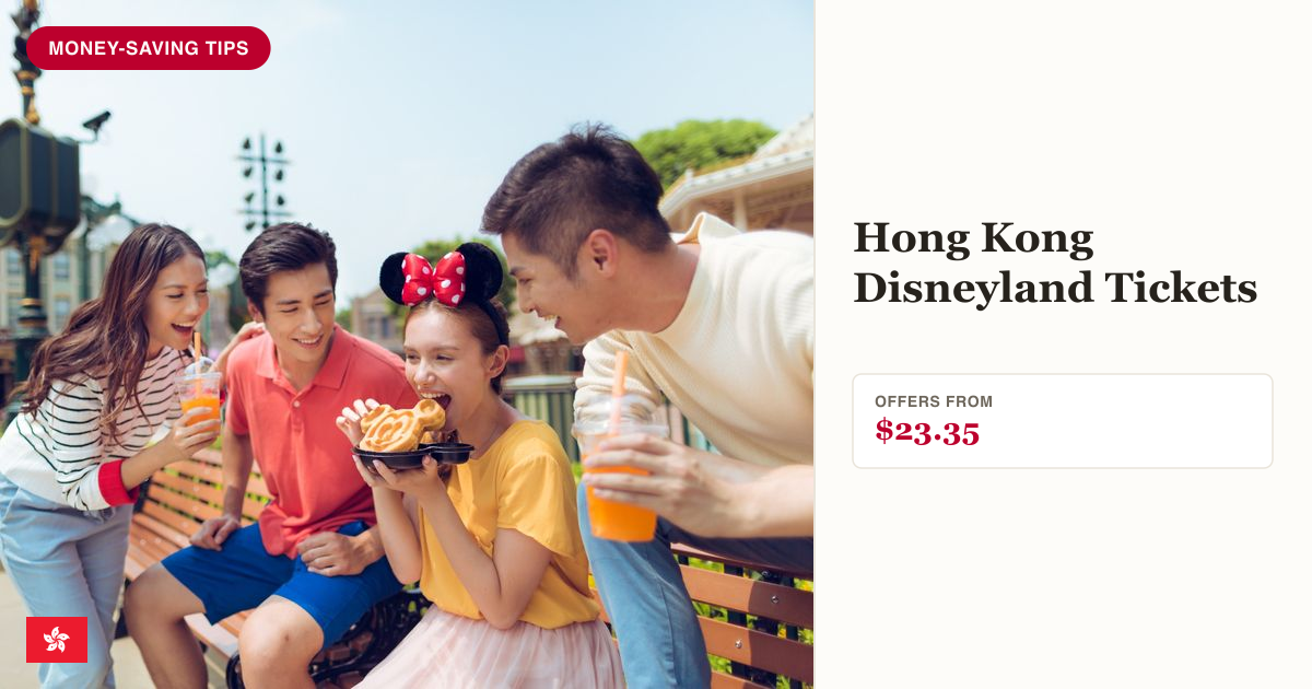 Hong Kong Disneyland dining offer price panel