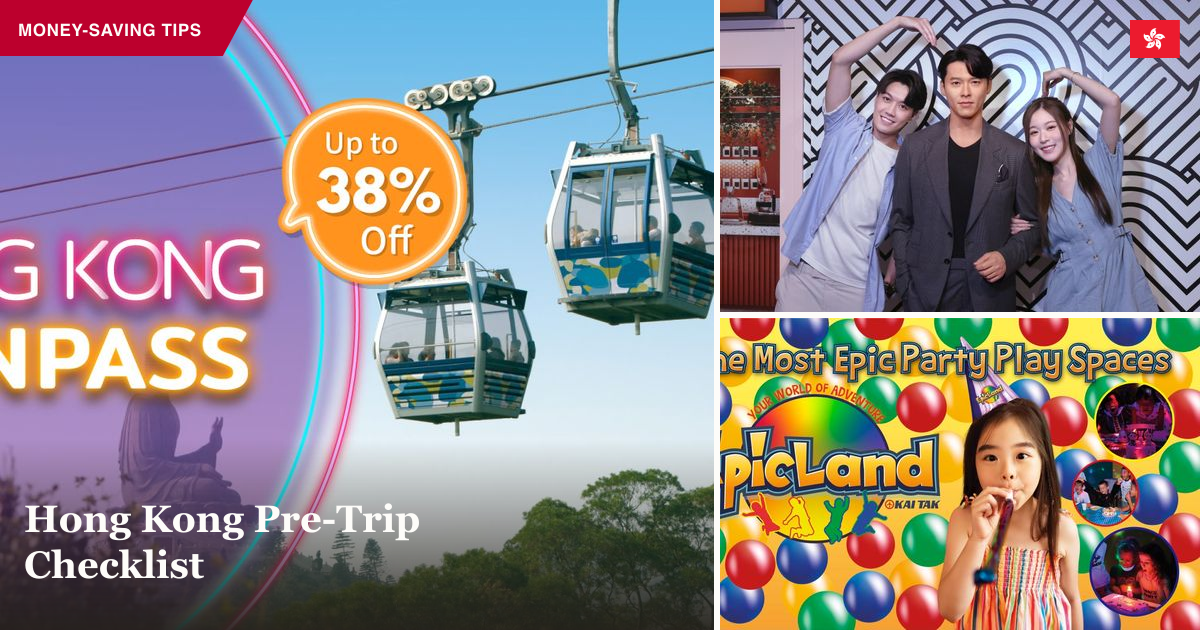 Hong Kong FunPass, Madame Tussauds, and EpicLand Kai Tak collage