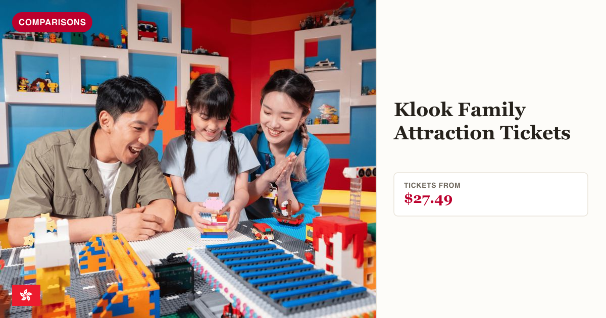 LEGOLAND Discovery Centre Hong Kong ticket price panel