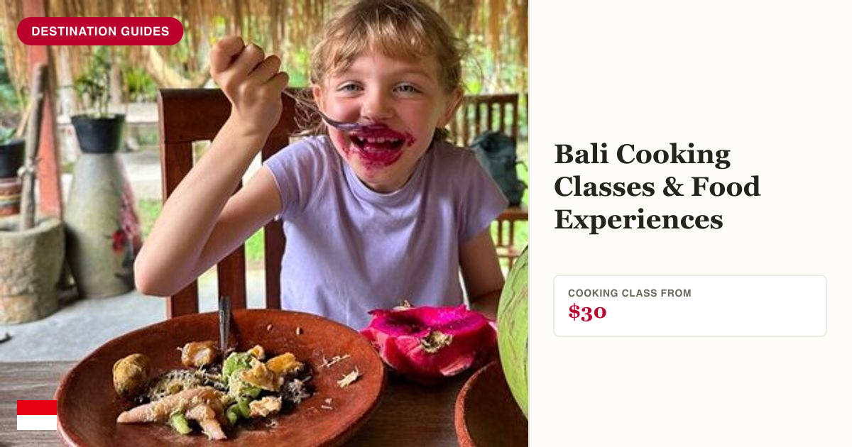 Private authentic Balinese cooking class in Ubud