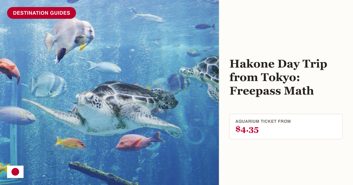Hakone Aquarium admission ticket photo