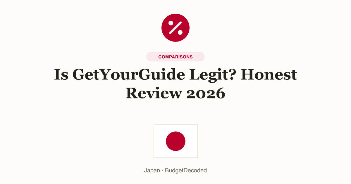 Is GetYourGuide Legit? Honest Review 2026