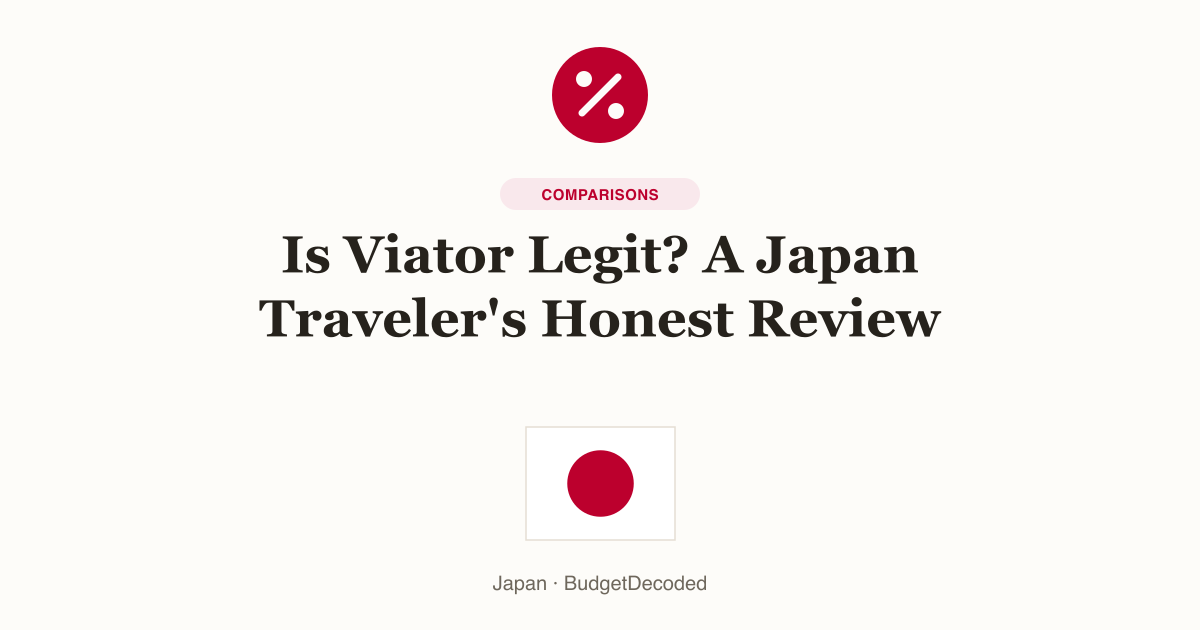 Is Viator Legit? A Japan Traveler's Honest Review