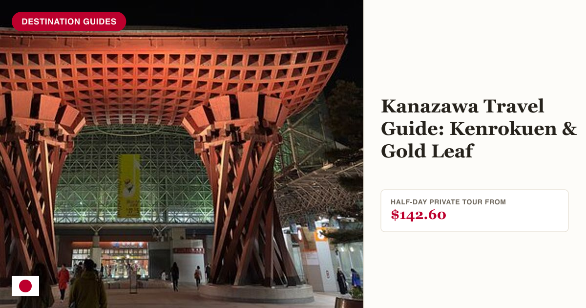 Explore Kanazawa half day private tour photo