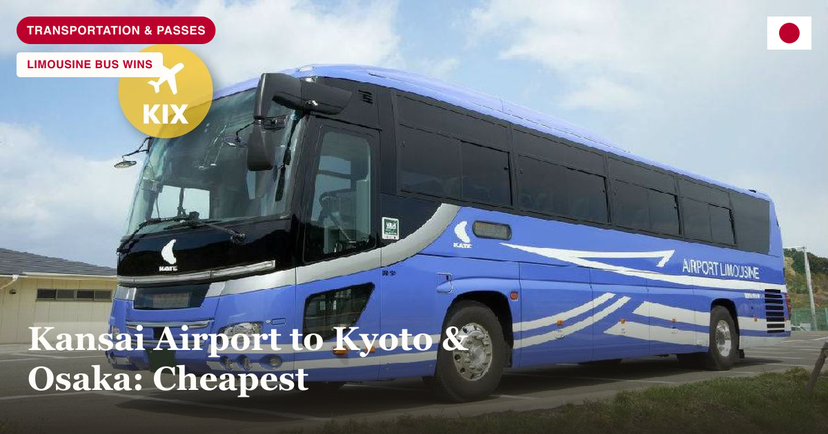 Limousine Bus from Kansai Airport to Osaka and Kansai area