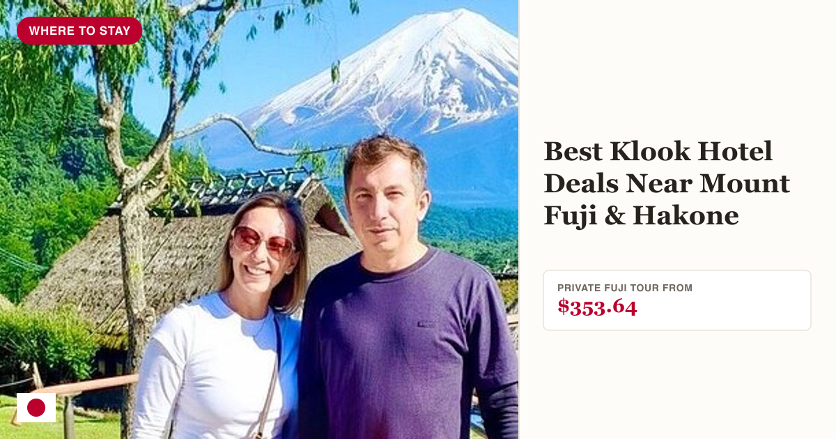 Private guided tour of the Mount Fuji region