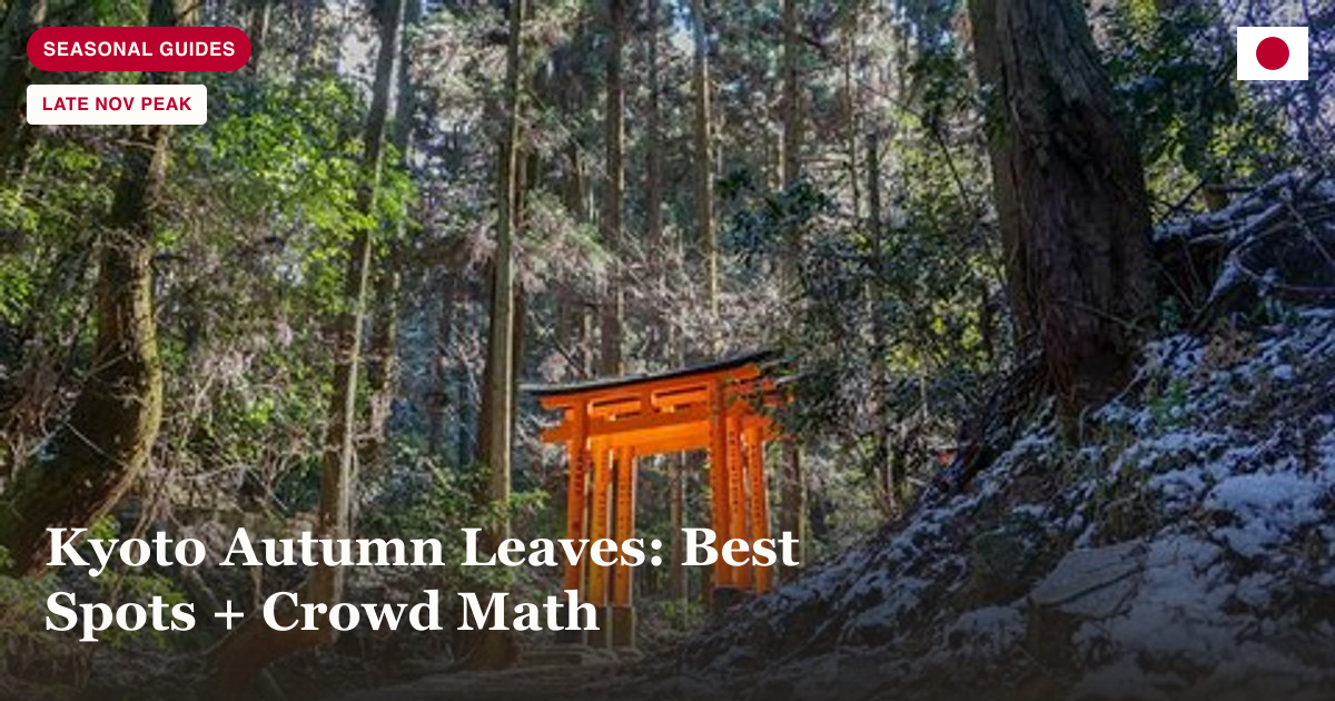 Kyoto Fushimi Inari Hidden Hike private tour