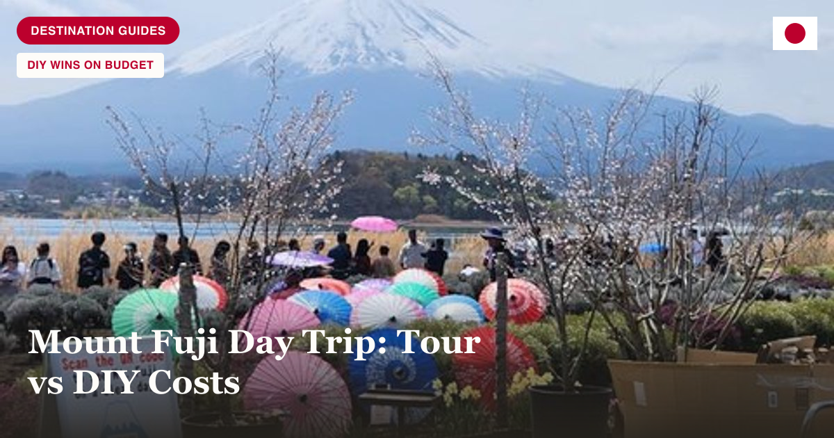 Private tour of Mount Fuji with English speaking driver