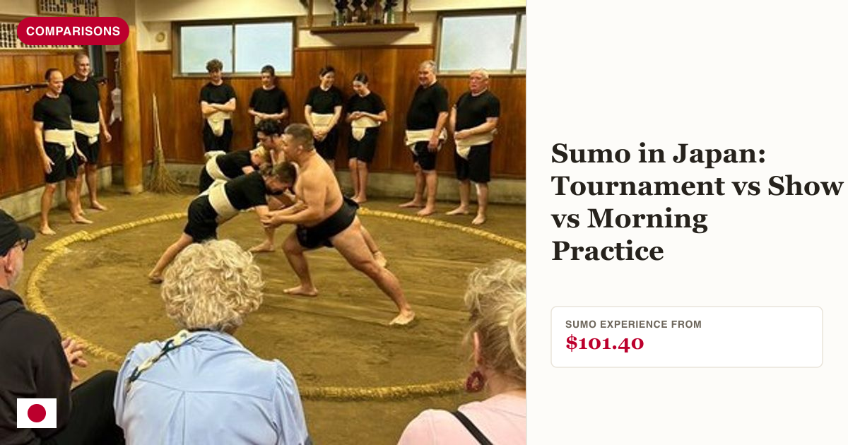 Sumo experience in Tokyo, step into the ring
