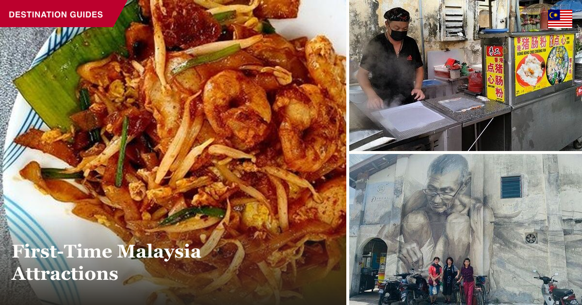 George Town heritage food tour and Balik Pulau countryside collage