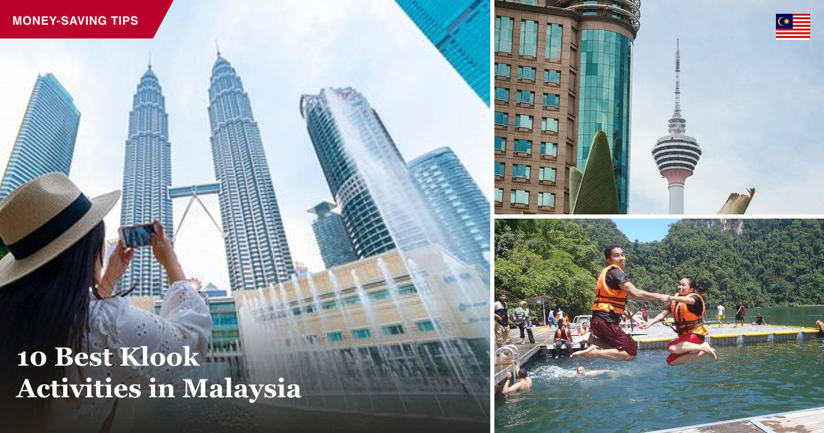 Petronas Twin Tower ticket, Batu Caves countryside tour, and Langkawi island hopping collage