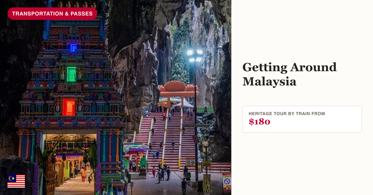 Batu Cave and Kuala Lumpur heritage tour by train