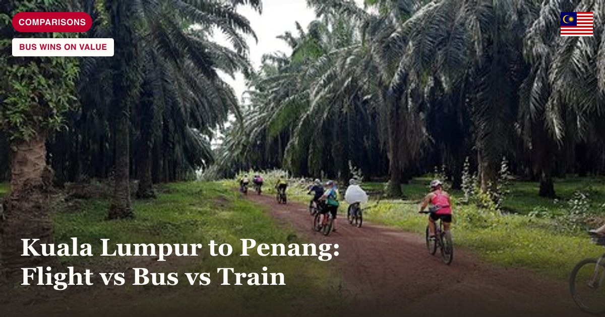 Countryside cycling tour in Penang