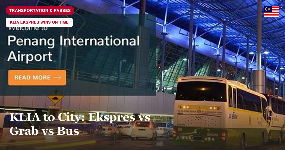 Penang Airport transfer to Georgetown hotel