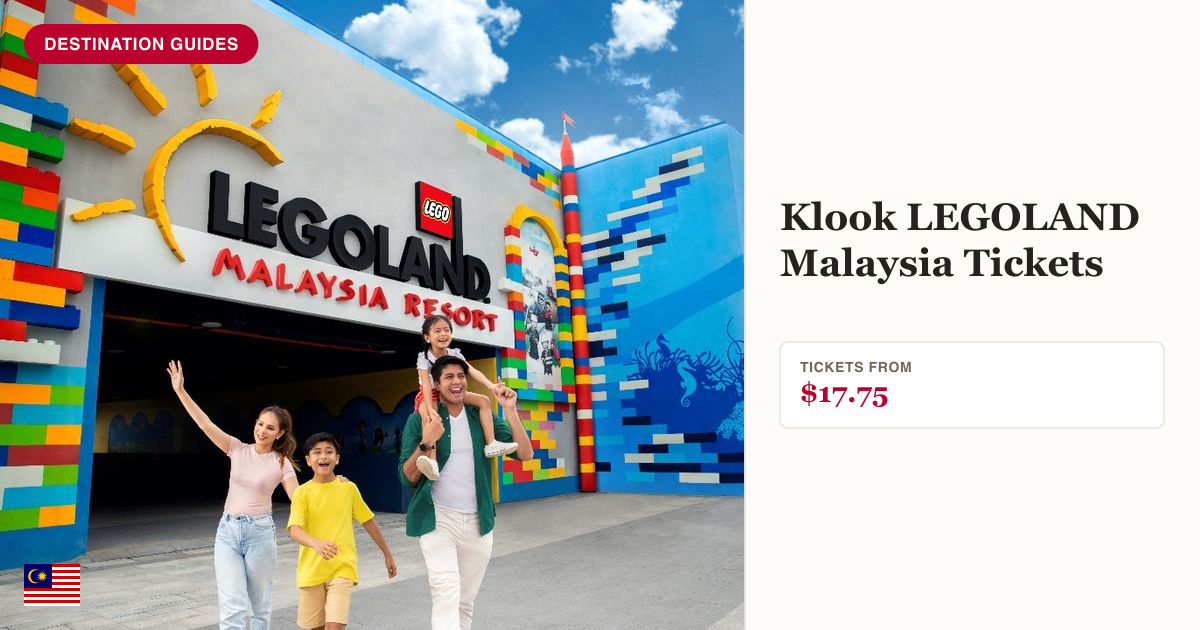 LEGOLAND Malaysia ticket price panel