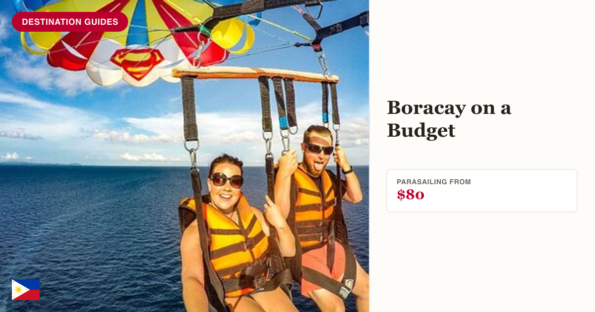 Boracay parasailing experience photo
