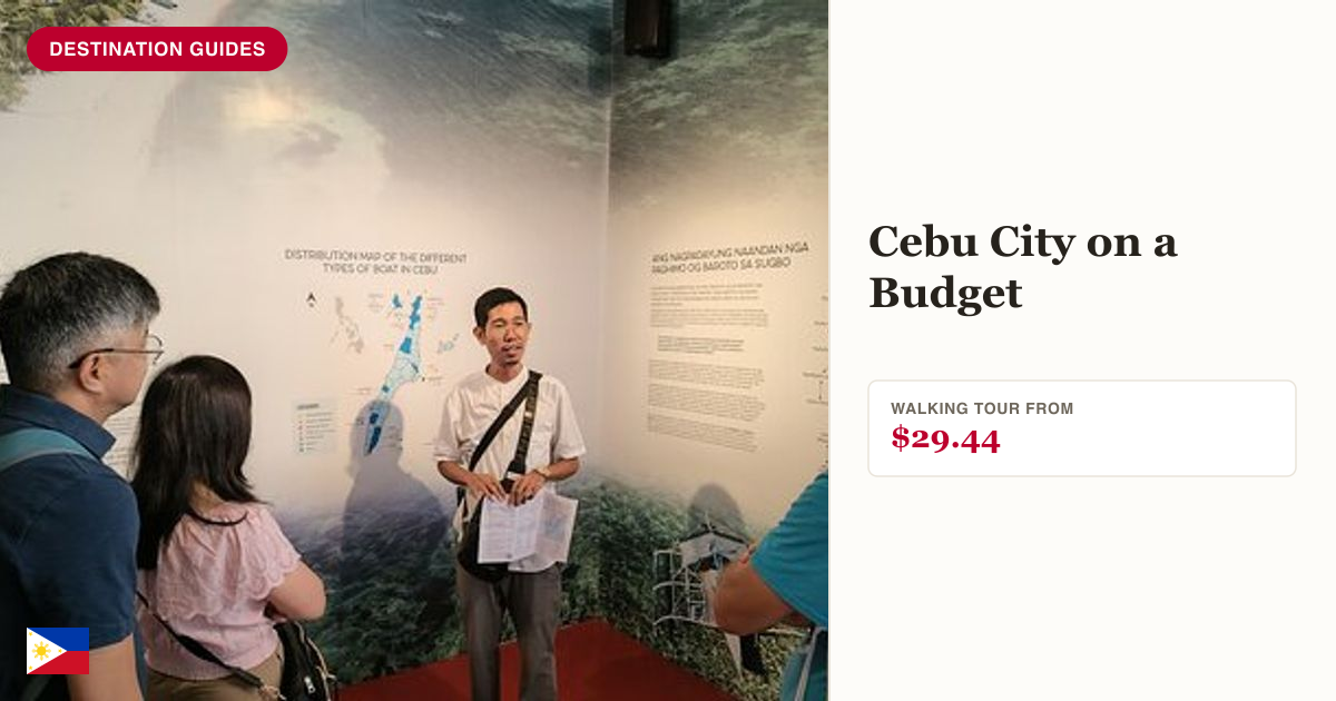 Cebu walking tour: history, culture and local food