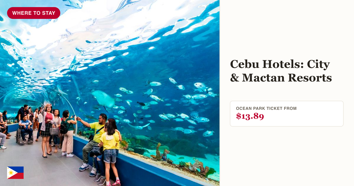 Cebu Ocean Park ticket photo