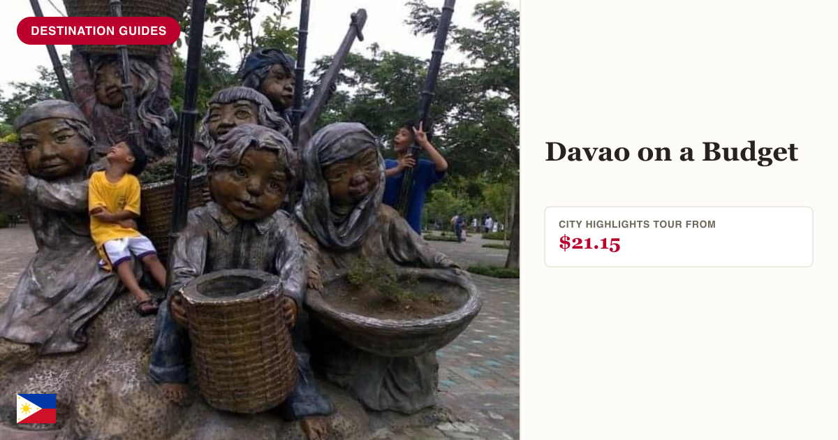 Davao City Highlights full-day private tour
