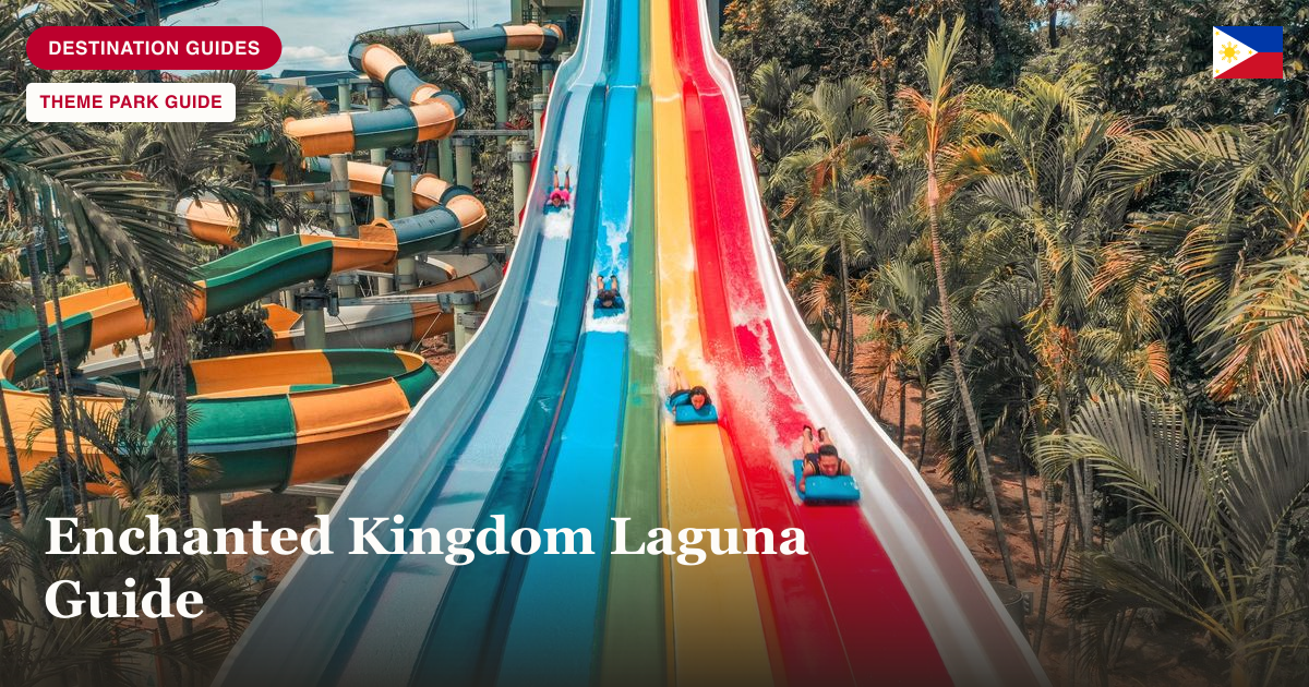 Splash Island water slides at Laguna theme park