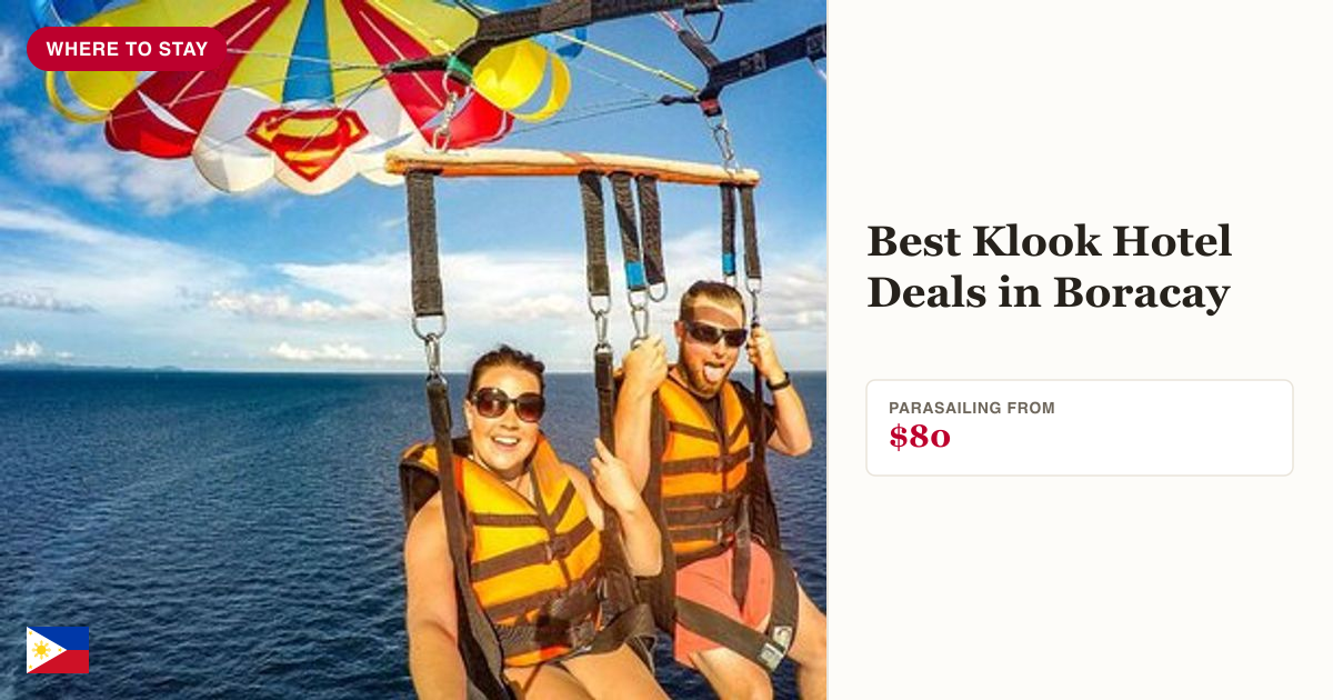 Boracay parasailing experience photo