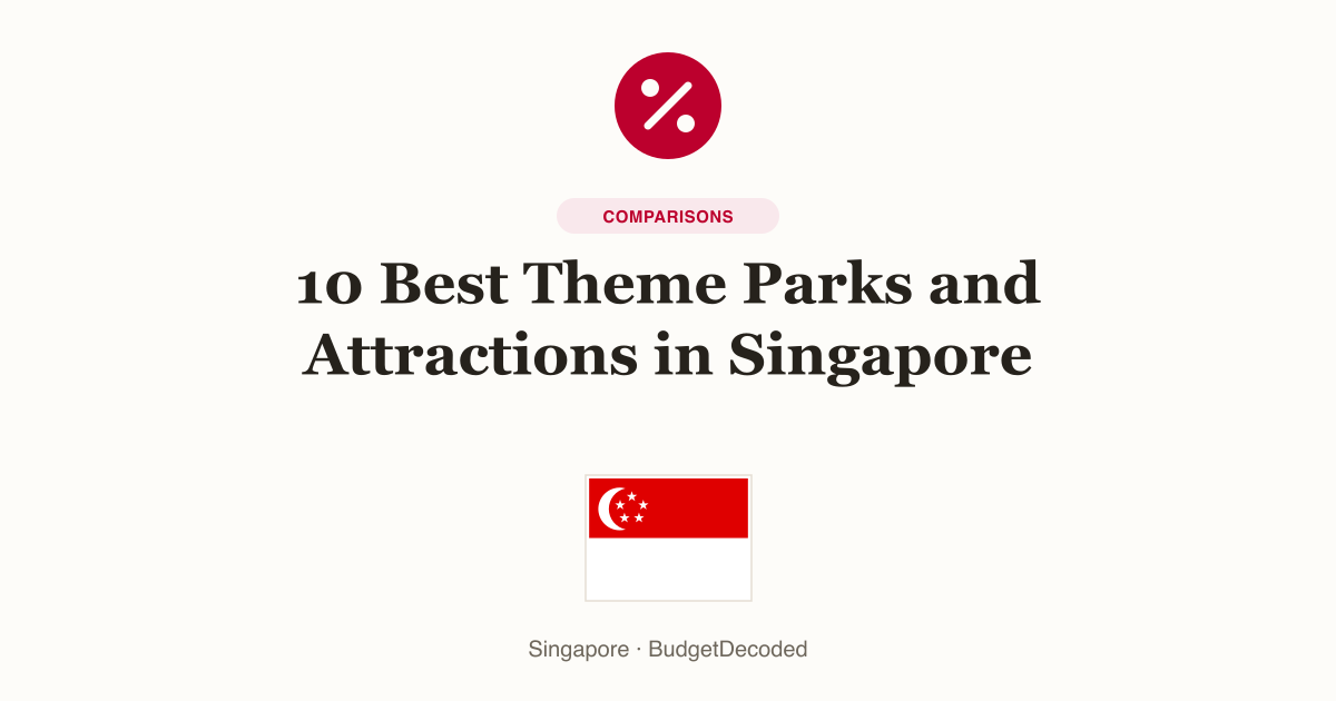 10 Best Theme Parks and Attractions in Singapore