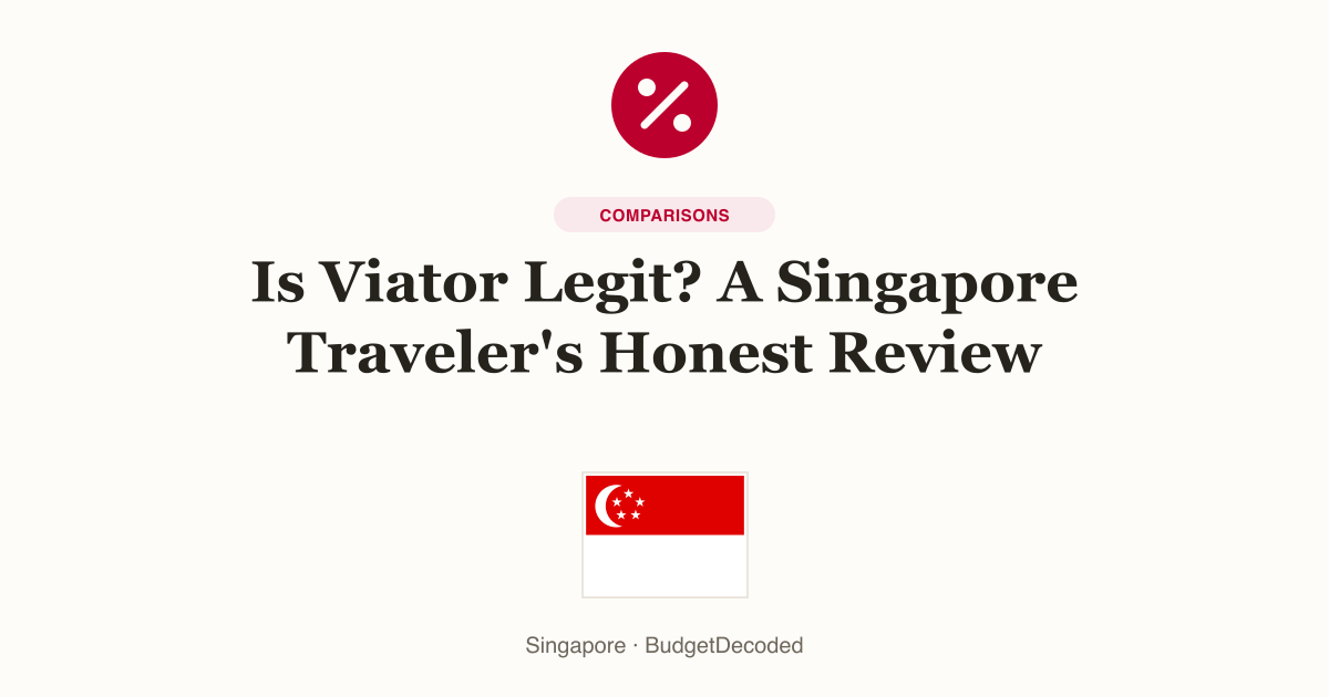Is Viator Legit? A Singapore Traveler's Honest Review