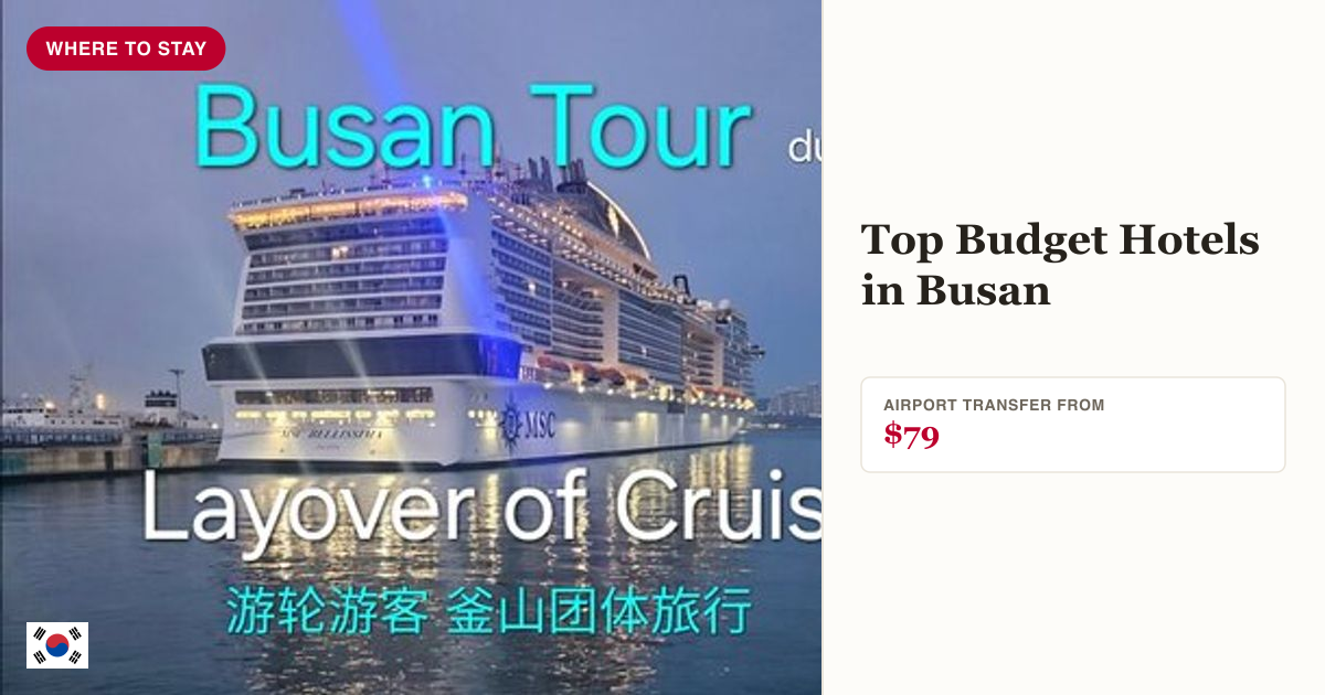 Busan group tour for cruise ship passengers