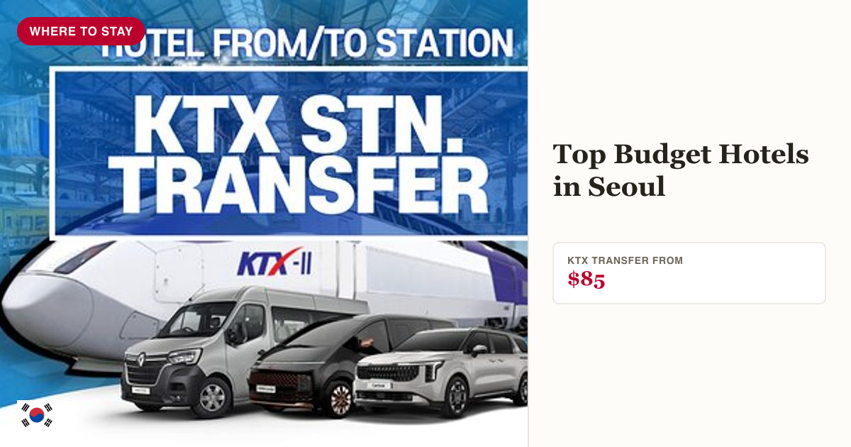 Private Seoul KTX station transfer photo