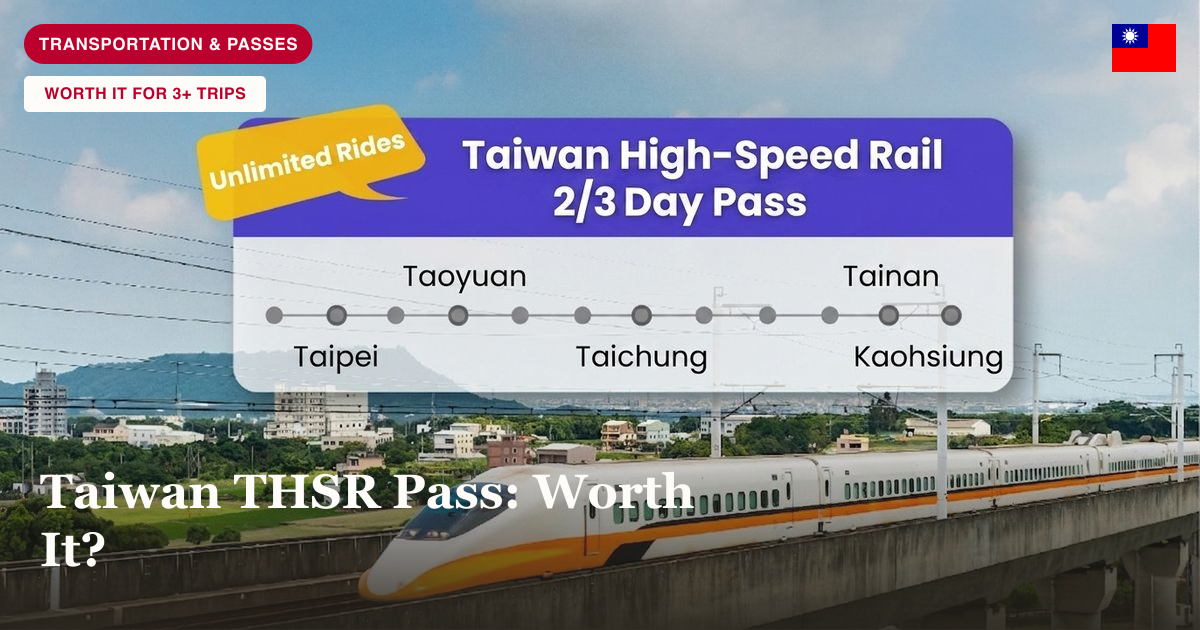 THSR Pass ticket photo
