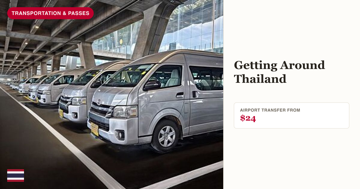 Private airport transfer at Suvarnabhumi Bangkok