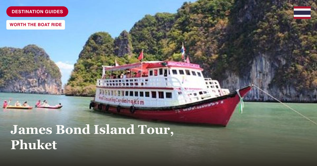 James Bond Island big boat tour through Phang Nga Bay