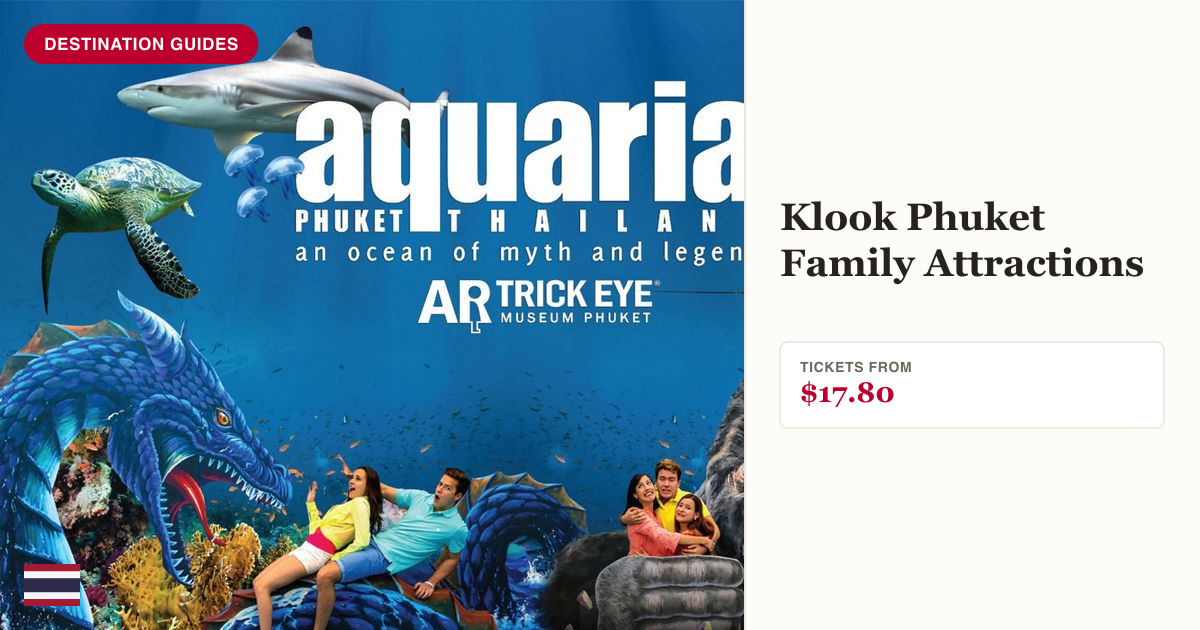 Aquaria Phuket ticket price panel