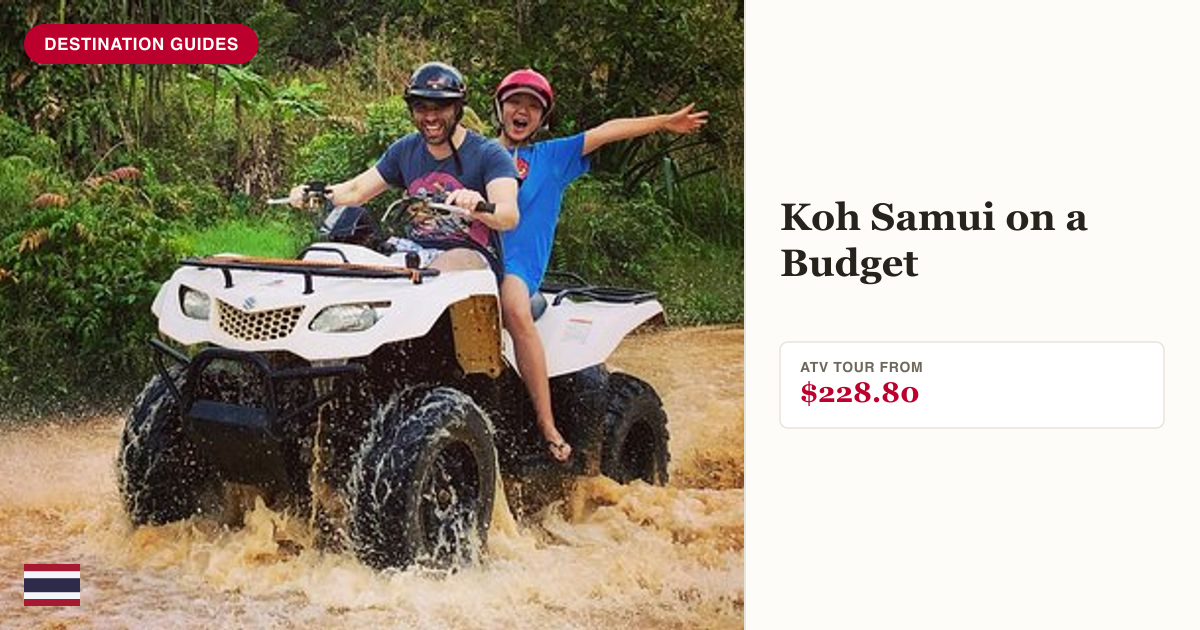X Quad Samui ATV tour with lunch