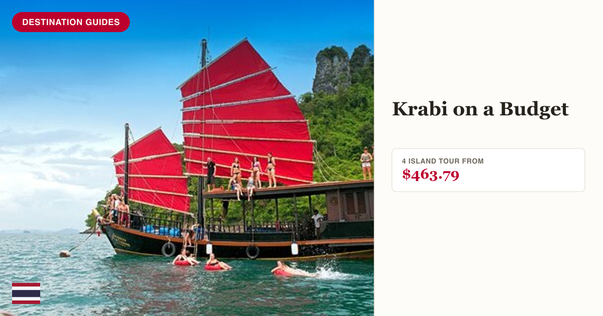 Krabi 4 Island morning cruise with snorkeling and gourmet lunch
