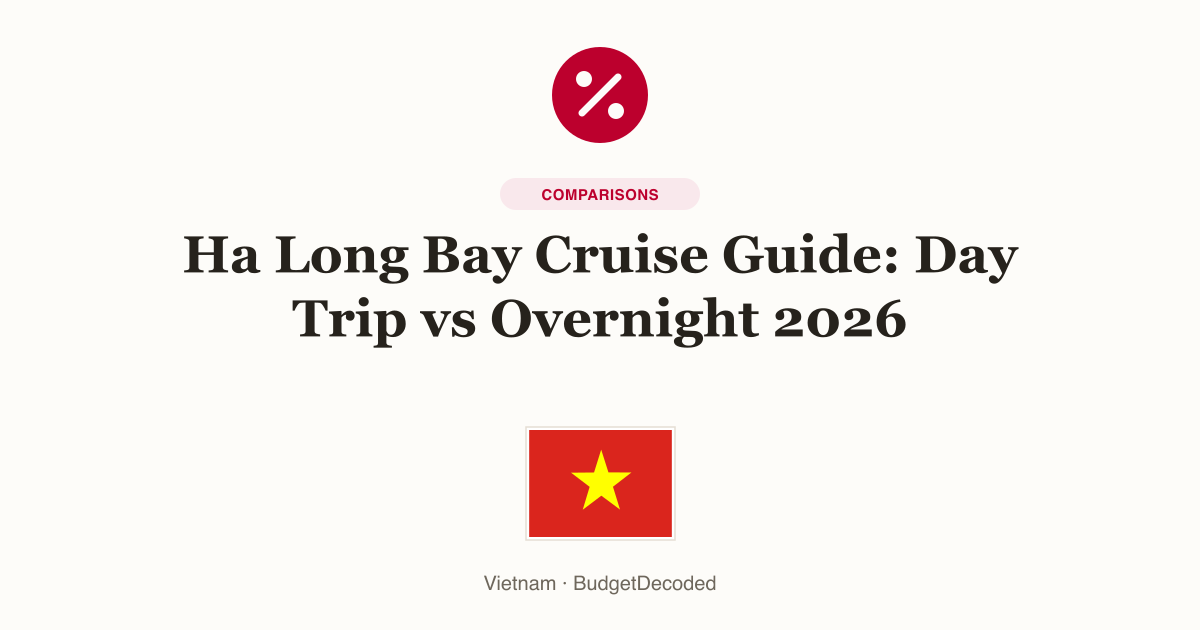 Ha Long Bay Cruise Guide: Day Trip vs Overnight 2026