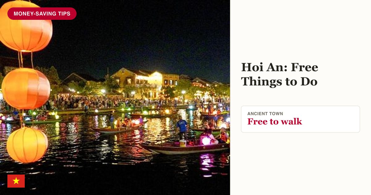 Hoi An Ancient Town night market street food tour photo