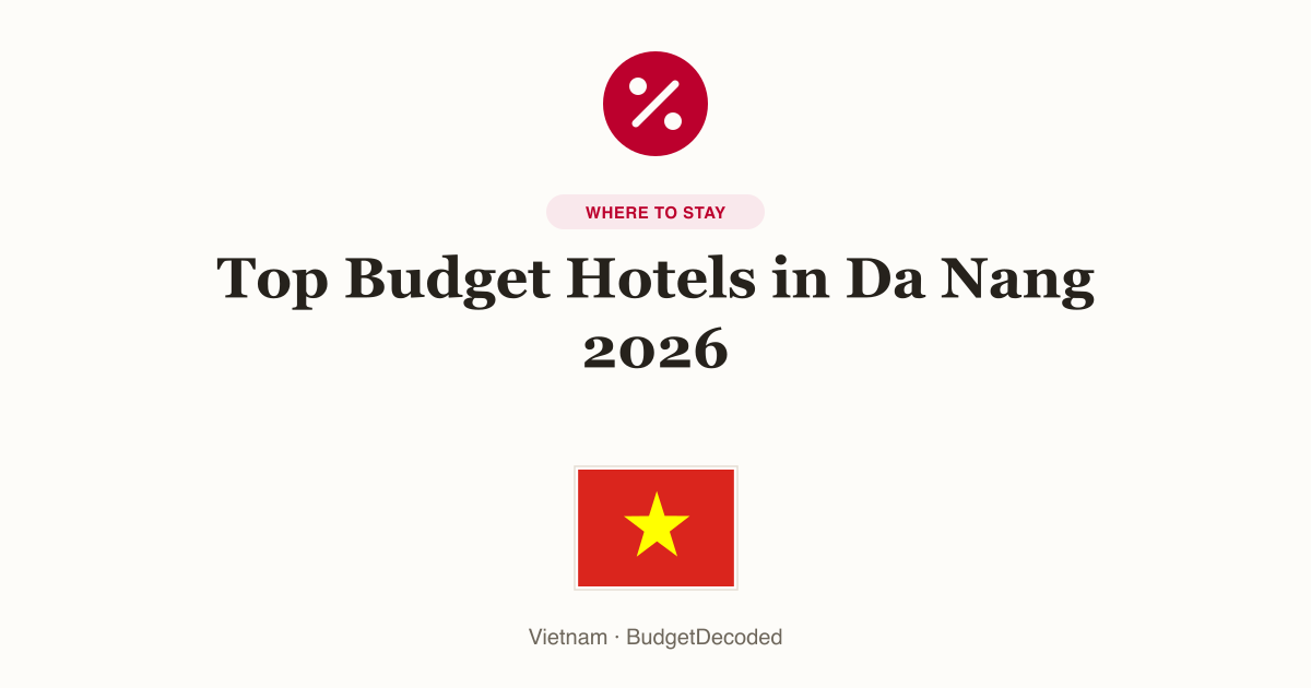 Top Budget Hotels in Da Nang 2026