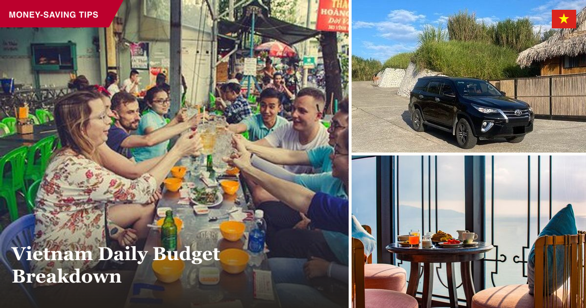 Saigon street food tour, Hanoi airport transfer, and Da Nang cafe collage
